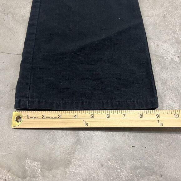Polo Jeans Co. Ralph Lauren Women's Blue Canvas Pant Front Button Pocket Size 10 - Picture 3 of 9